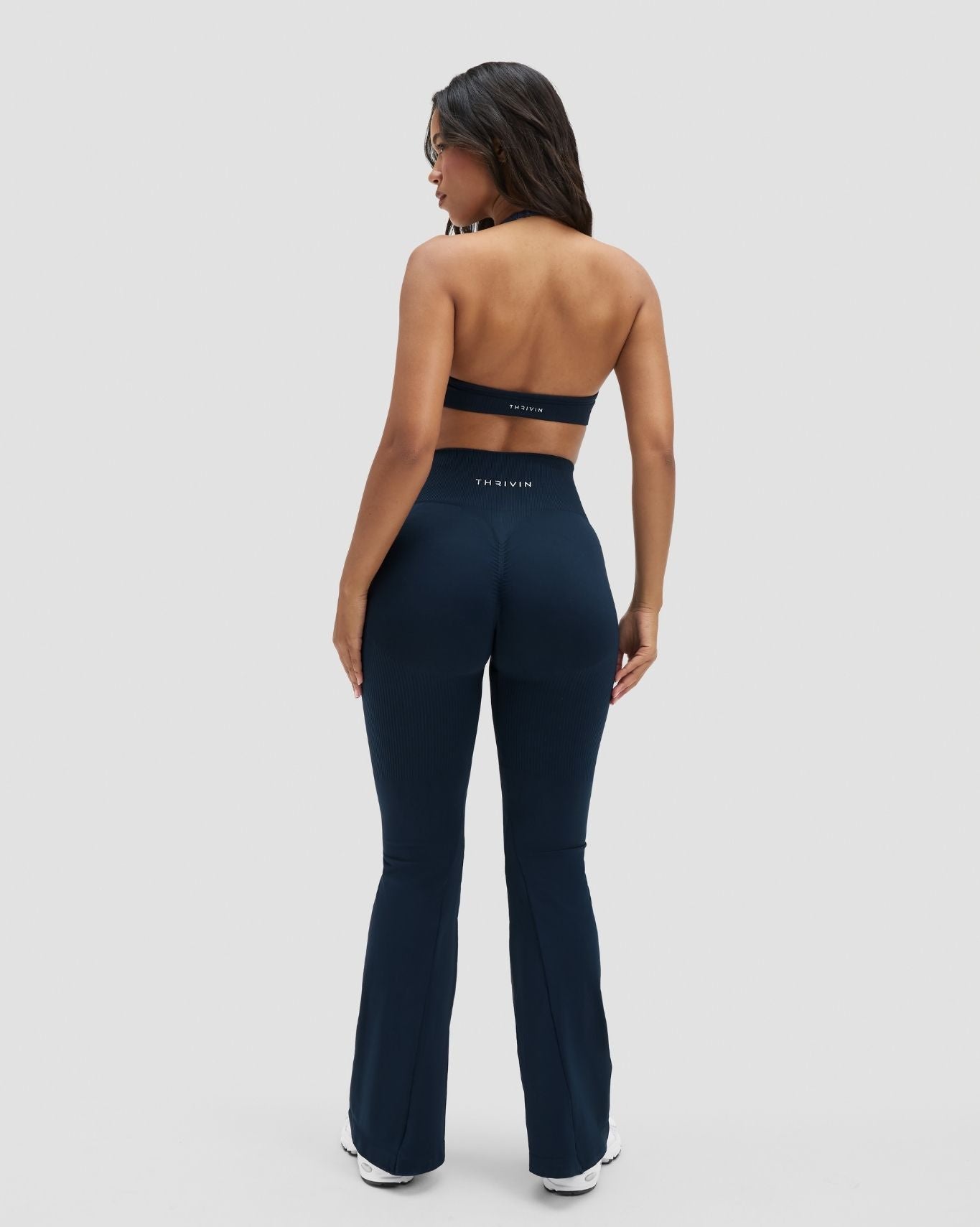 Elevate™ Sculpting High Waist Scrunch Flare | Midnight Navy