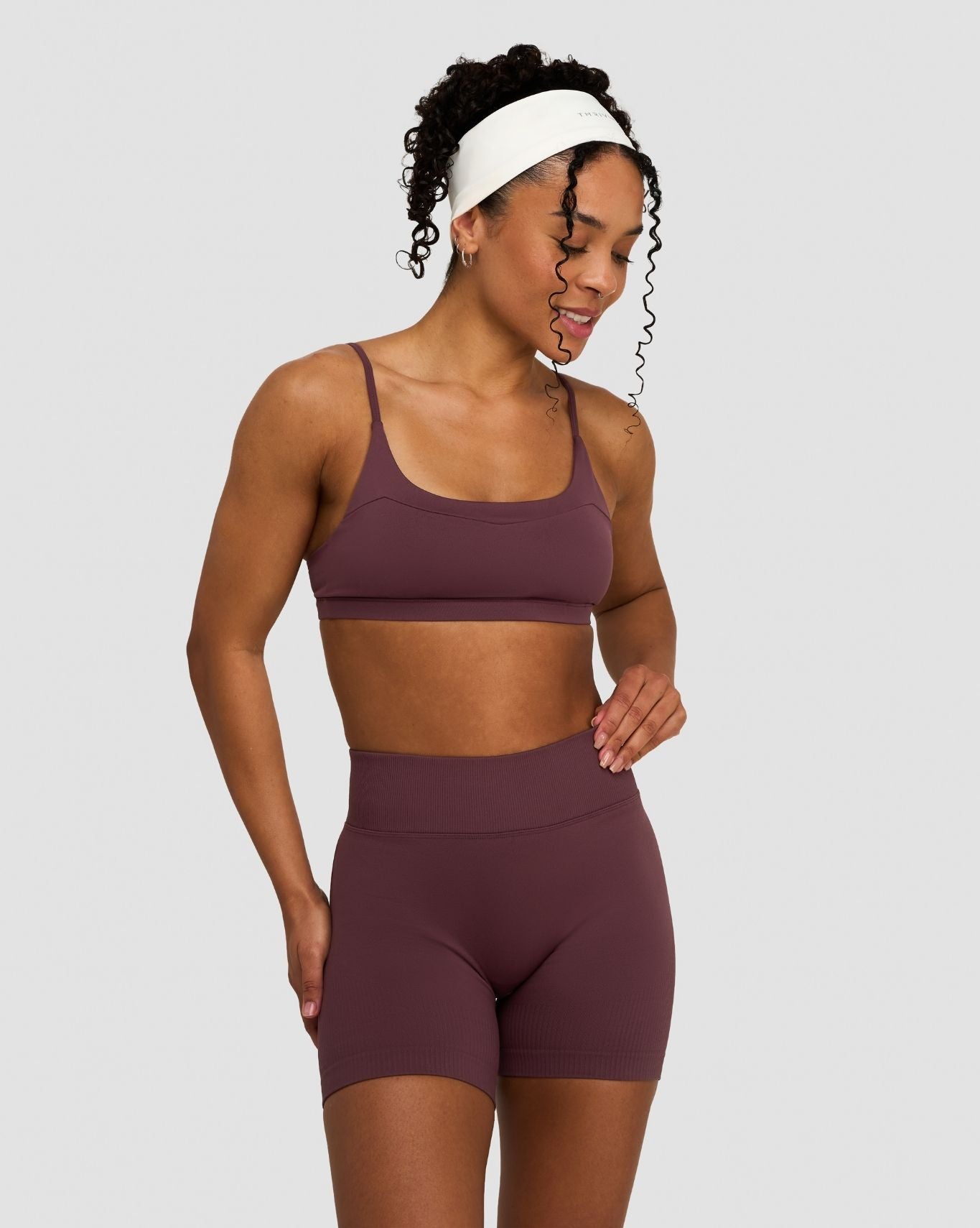 Elevate™ Sujetador modelador sin costuras con escote redondo | Malva Oscura