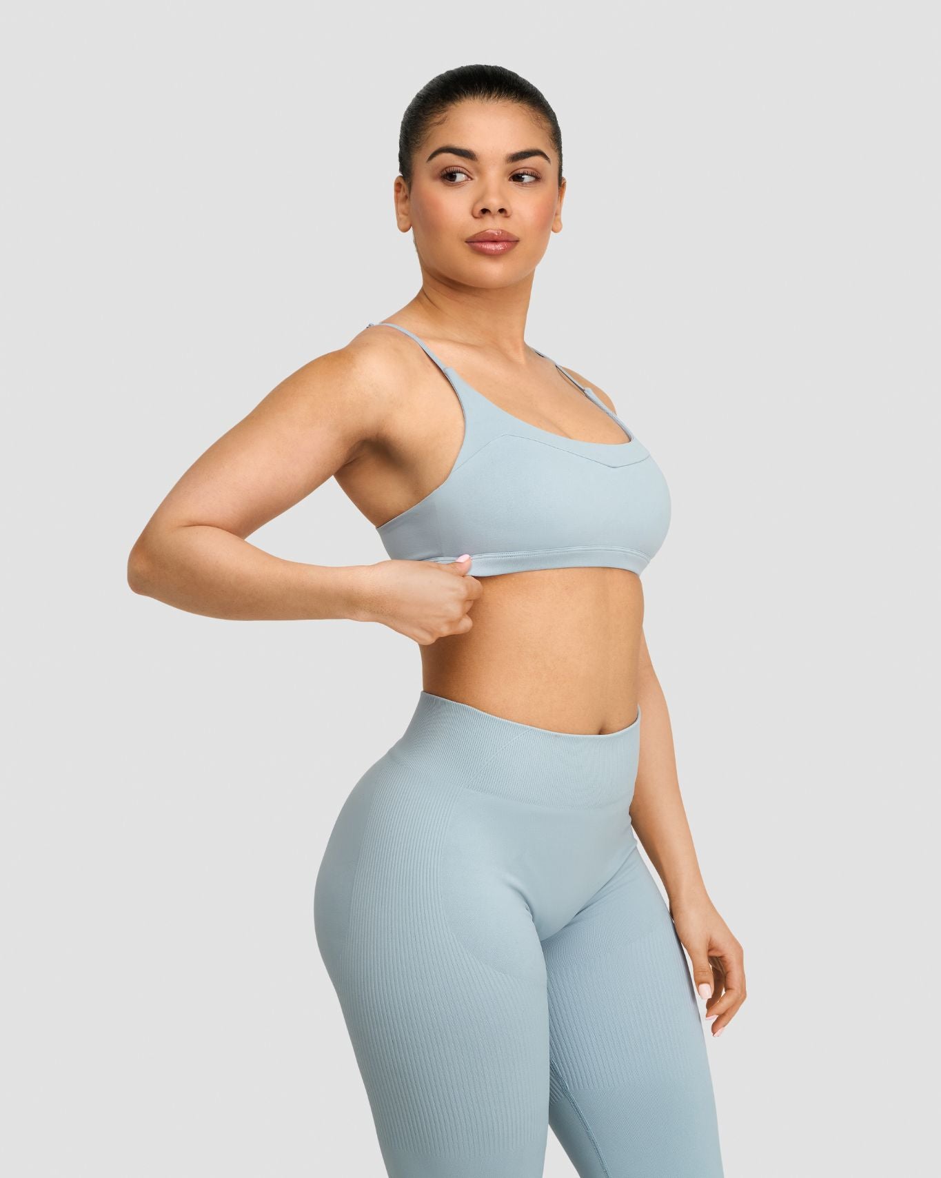 Elevate™ Sculpting Seamless Scoop Neck Bra | Blue Haze