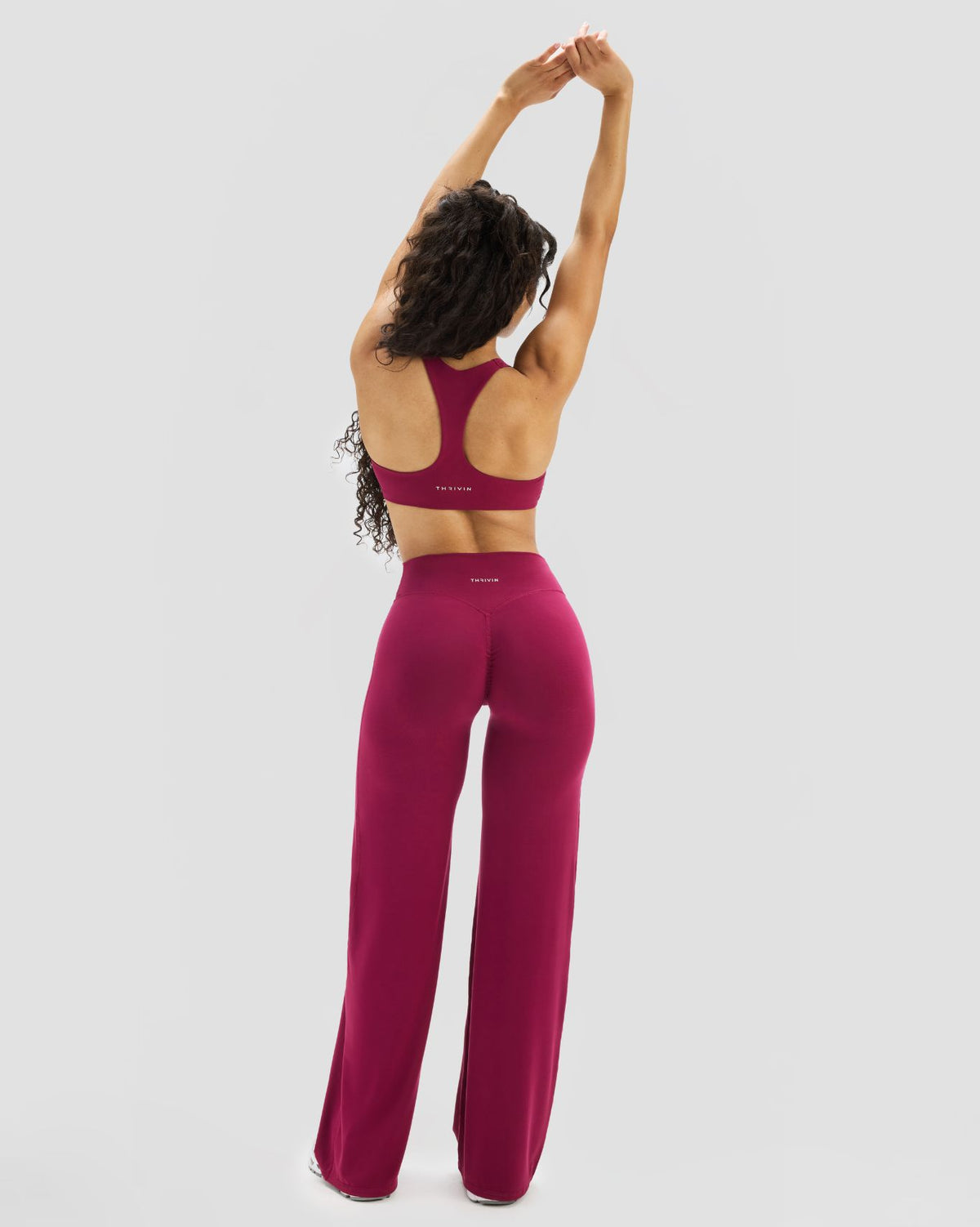 Essence Wide Leg Pants | Cherry Berry