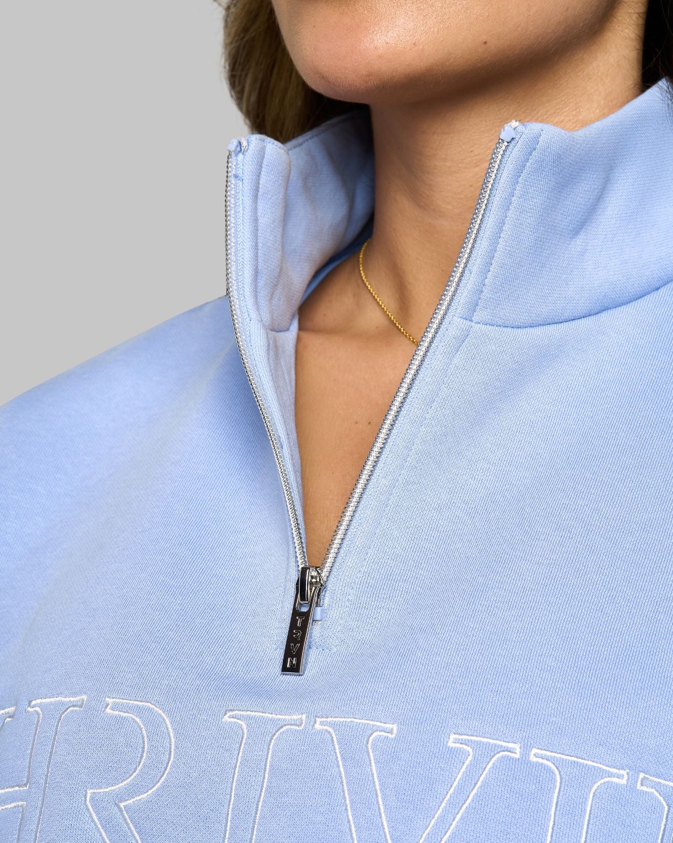 Suéter Original de Media Cremallera | Glaciar