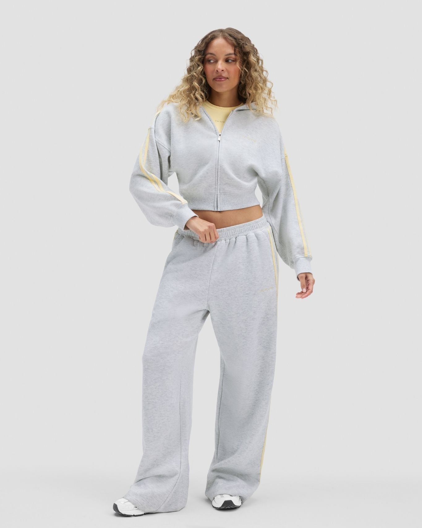 Essential Jersey Stripe Joggers | Marl