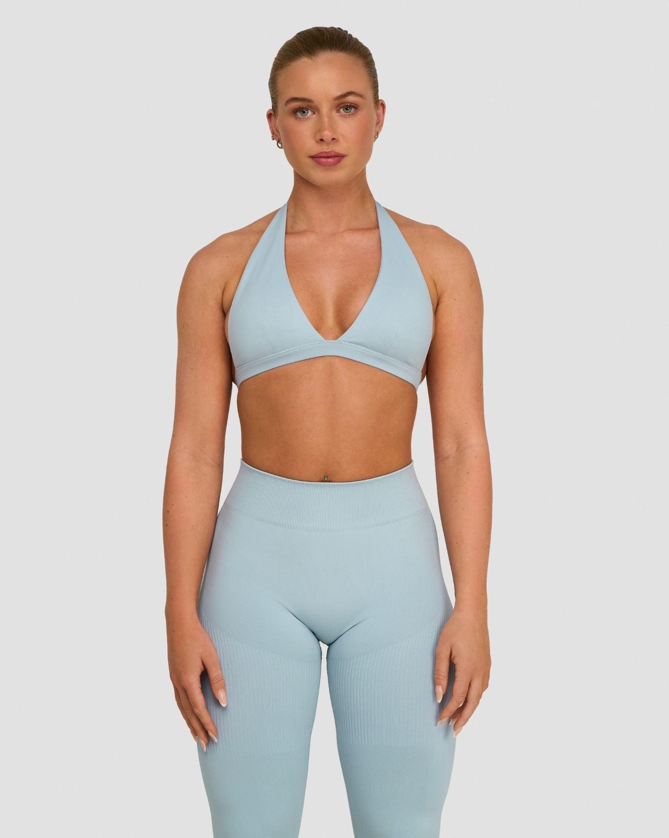 Elevate™ Sujetador Halter con Escote en V Sin Costuras Modelador | Blue Haze