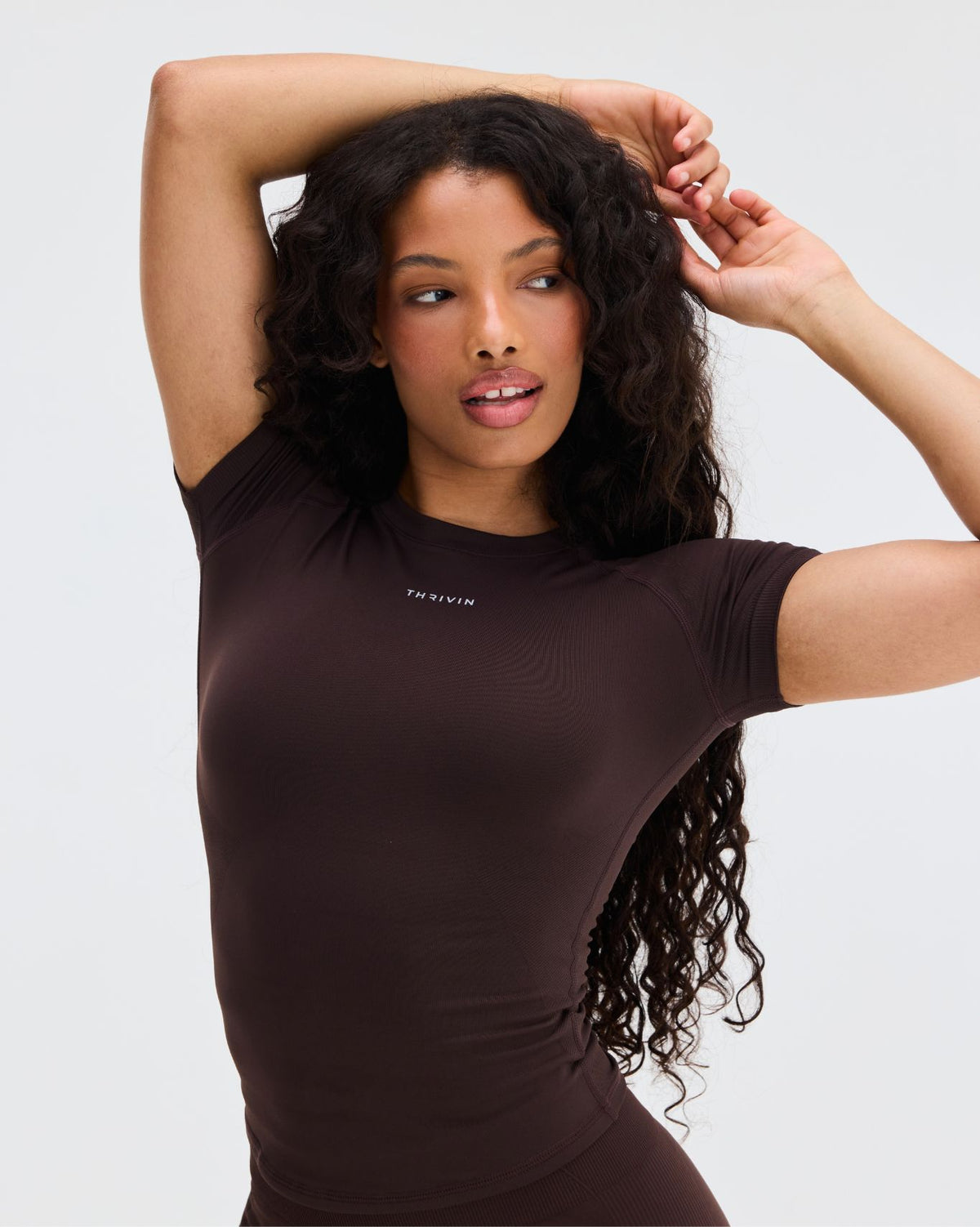 Elevate™ Compression T-Shirt | Coffee
