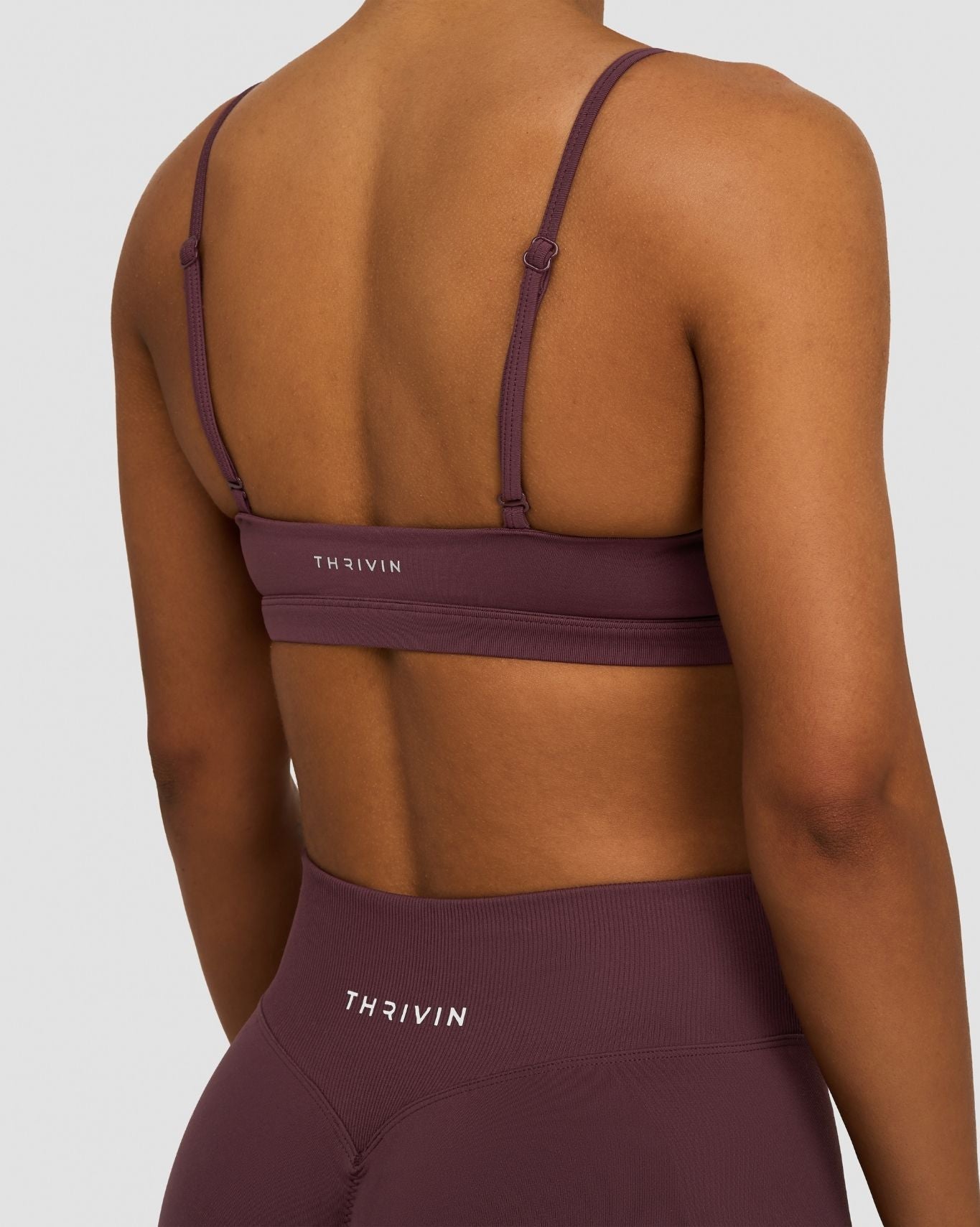 Elevate™ Sujetador modelador sin costuras con escote redondo | Malva Oscura