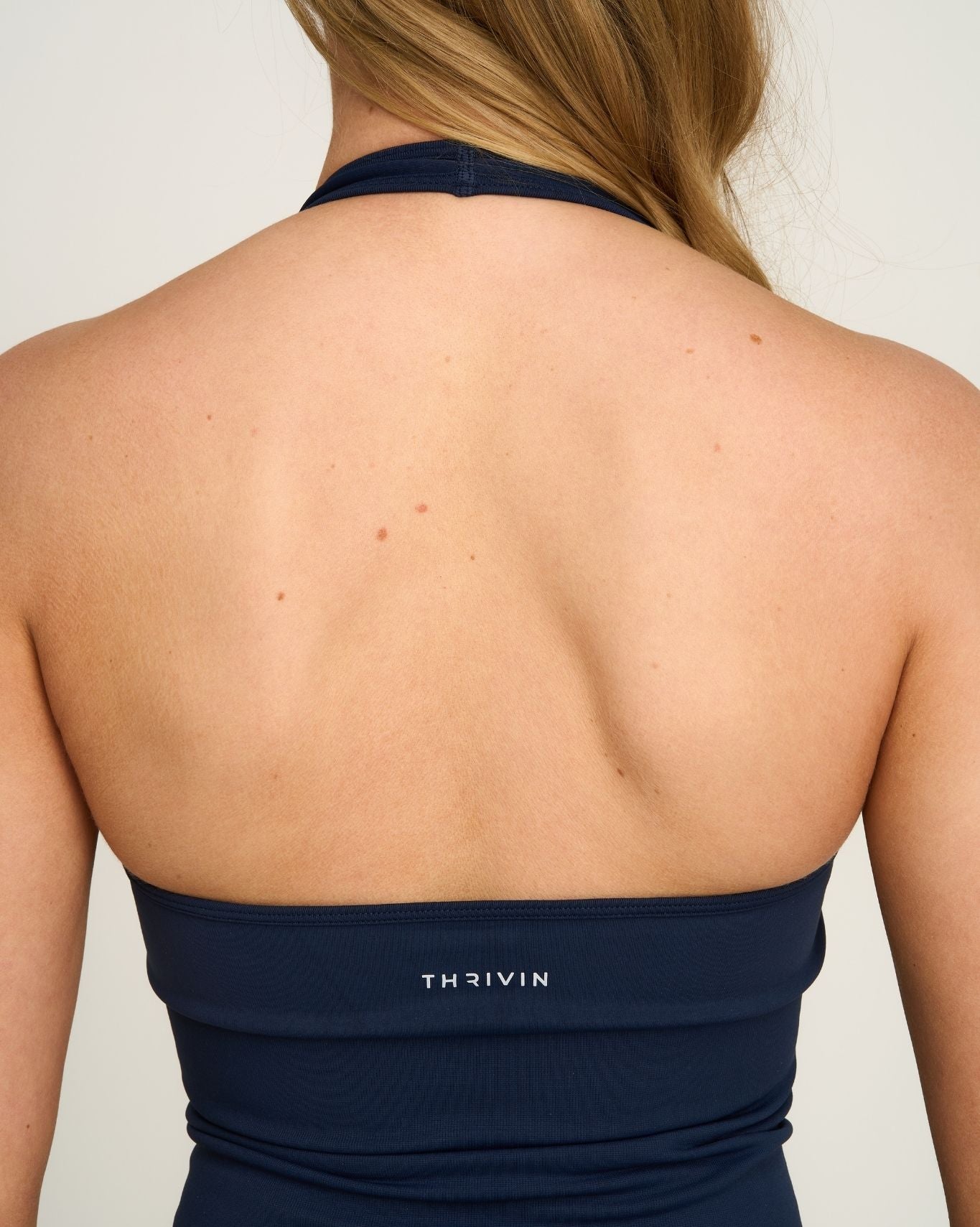 Elevate™ Sculpting Seamless Halterneck Top | Midnight Navy