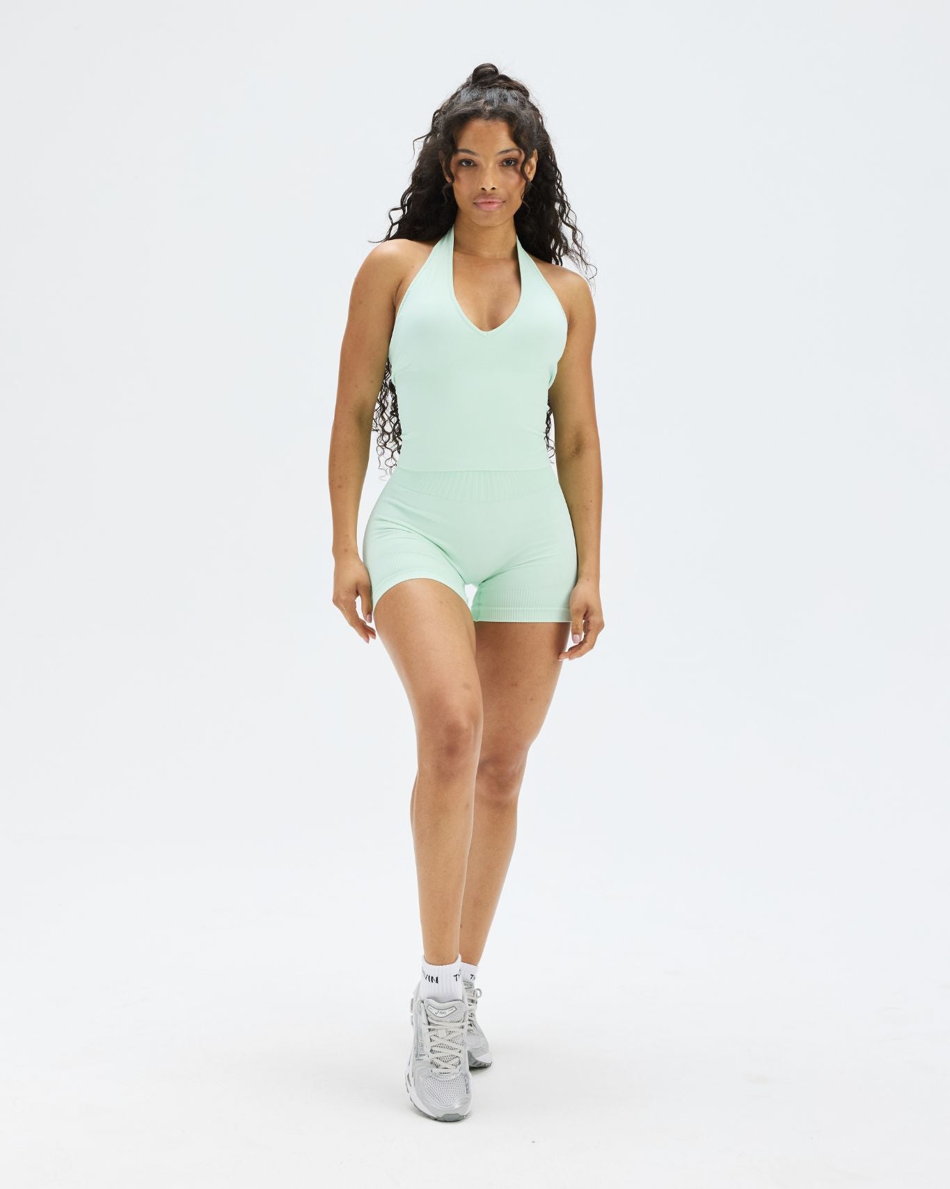 Elevate™ Sculpting Seamless Halterneck Top | Mint Julep