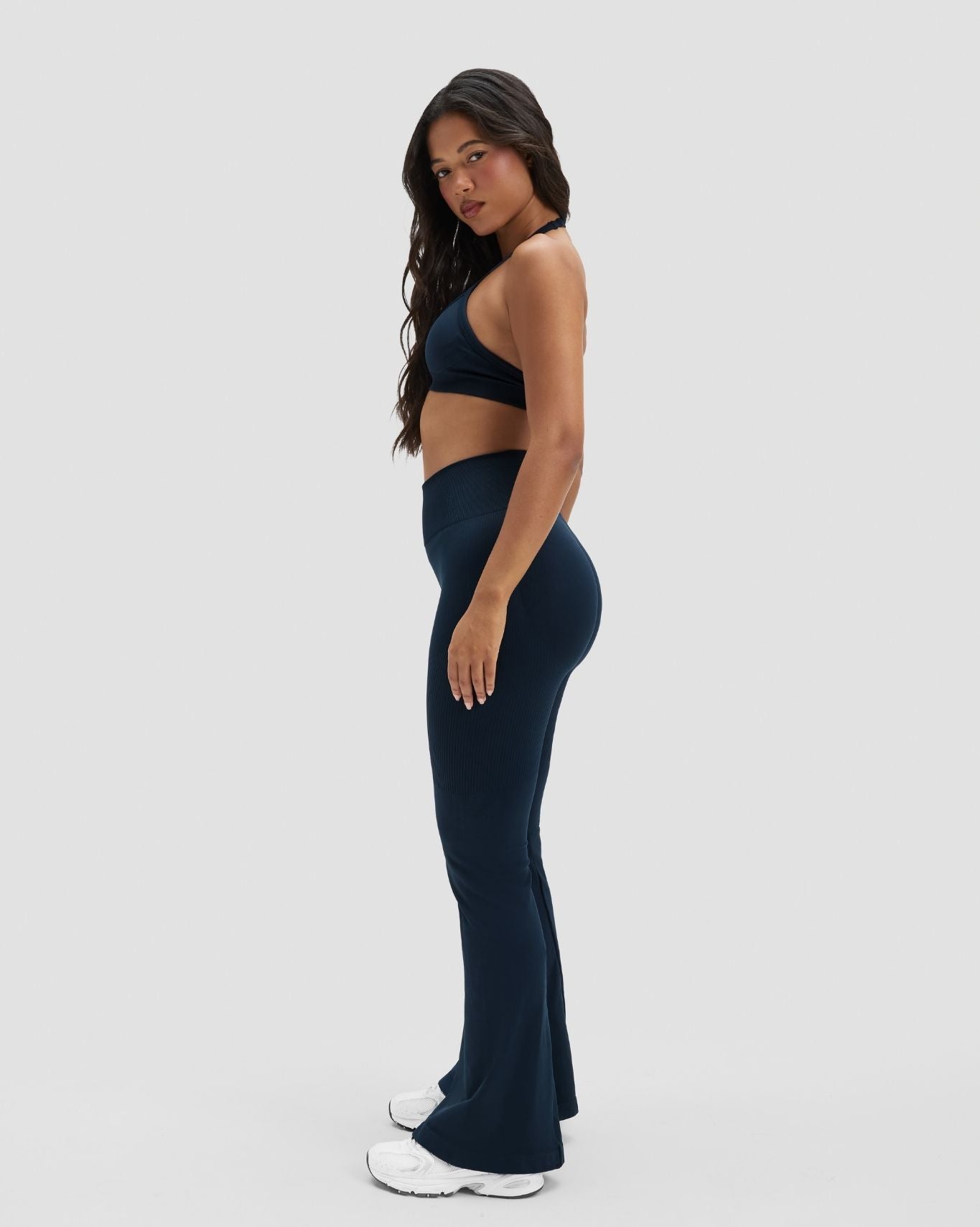 Elevate™ Sculpting High Waist Scrunch Flare | Midnight Navy