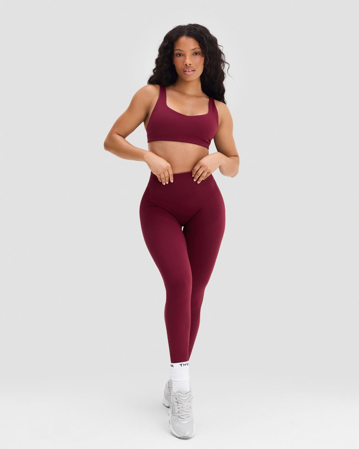 Elevate™ Sculpting Mid Waist Scrunch Leggings | Fine Wine
