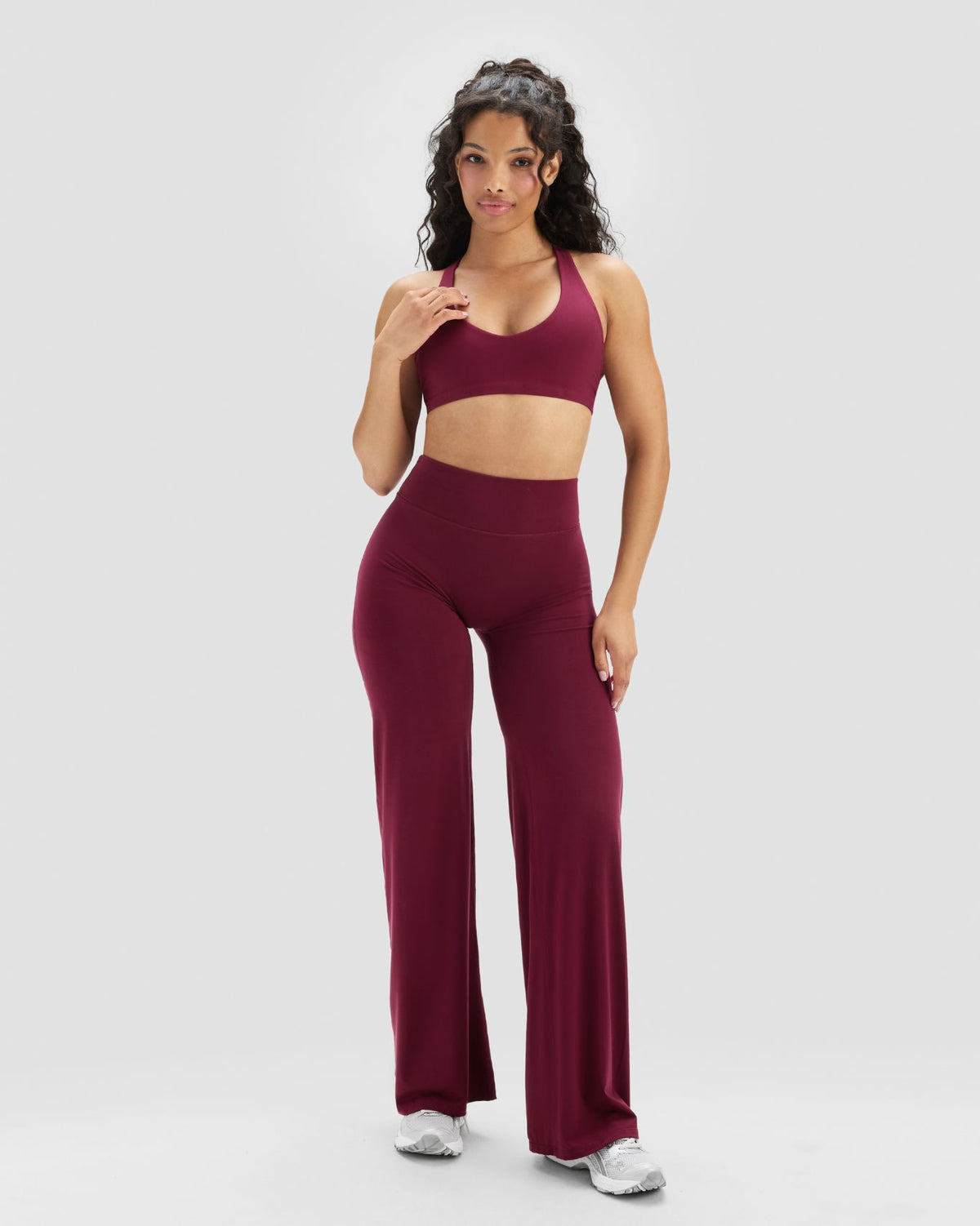 Essence Racer Back Sports Bra | Cherry Berry
