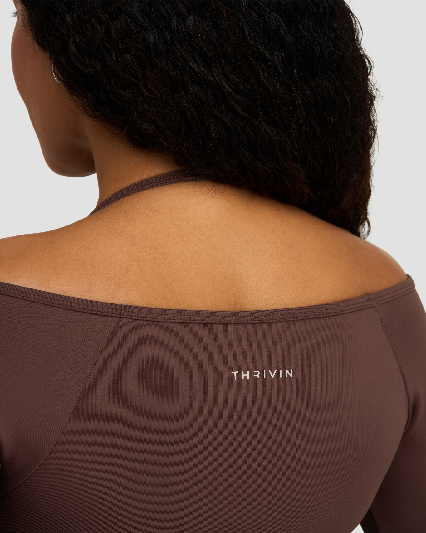 Elevate™ Sculpting Seamless V-Neck Top | Dark Mauve