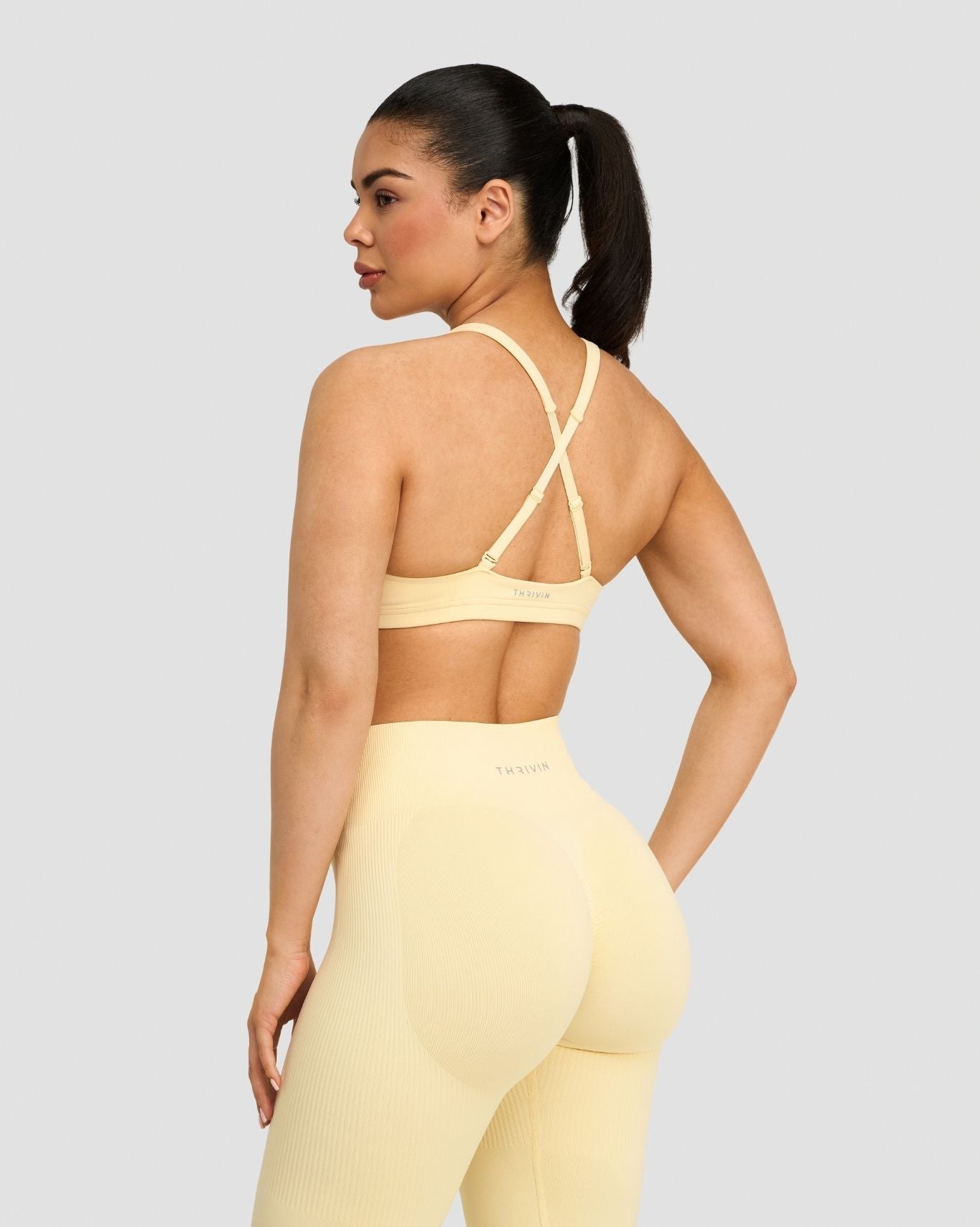 Elevate™ Sculpting Medium Impact Multiway Bra | Golden Butter