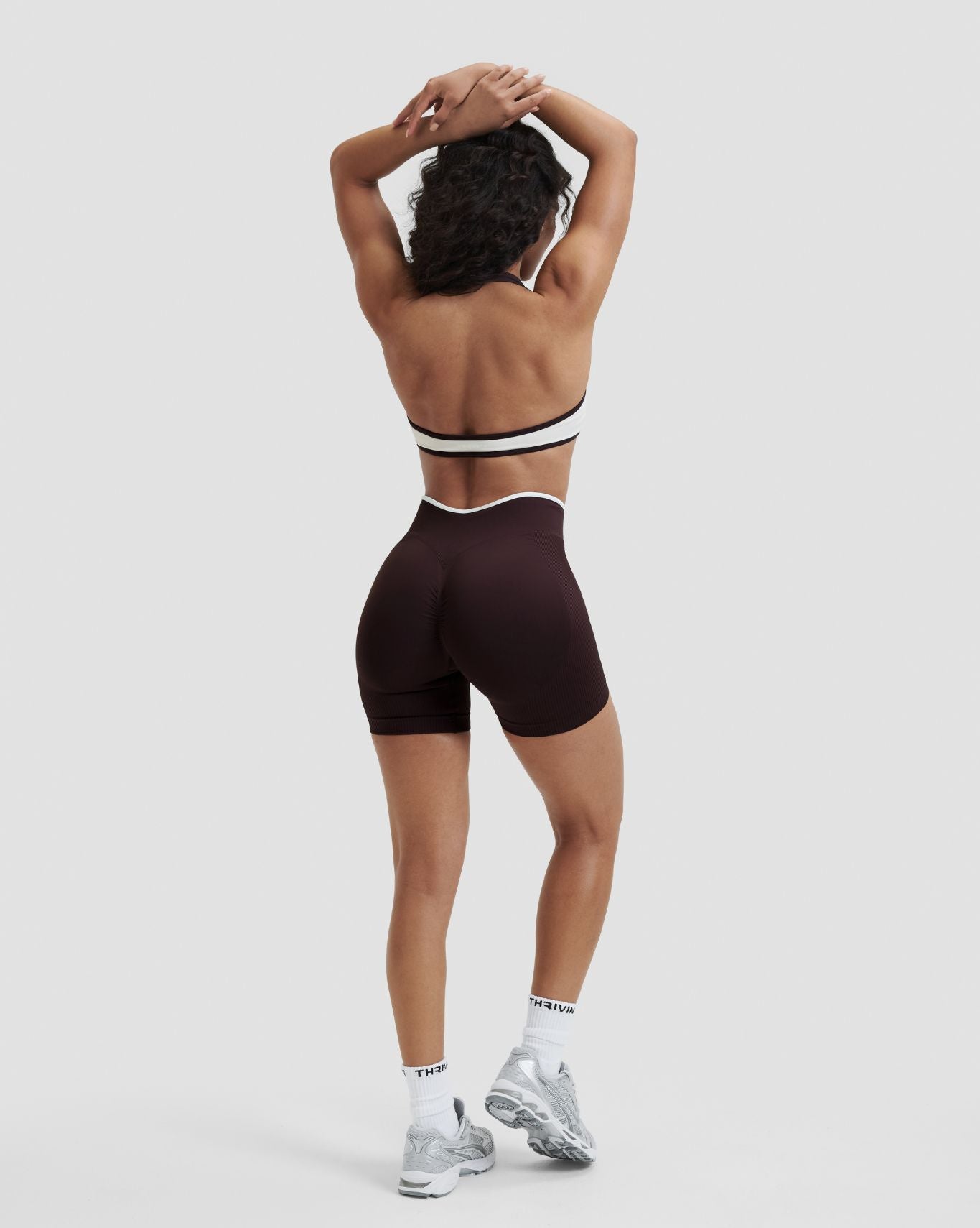 Elevate™ Outline Halterneck Bra | Cream