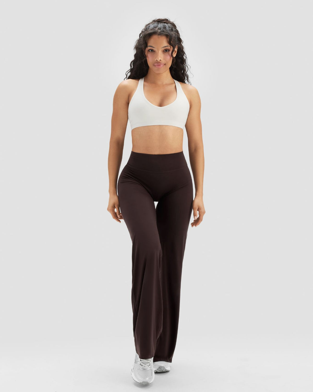Essence Racer Back Sports Bra | Cream