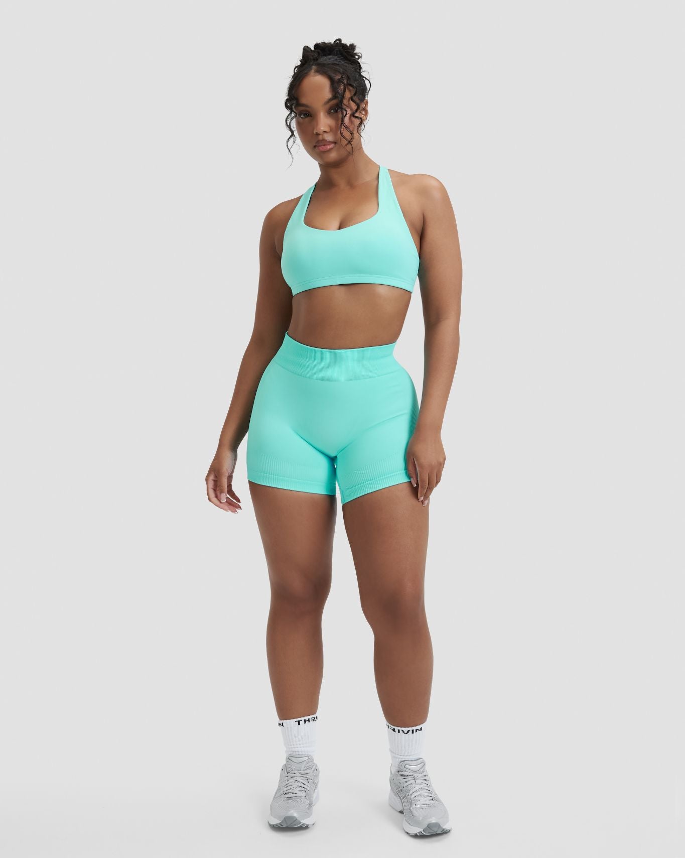 Elevate™ Shorts Cortos Moldeadores de Cintura Media con Fruncido | Clear Tides