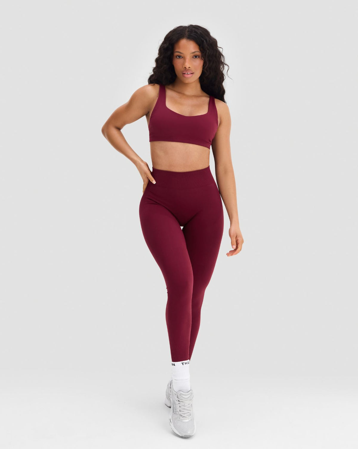 Elevate™ Sculpting Mid Waist Scrunch Leggings | Fine Wine