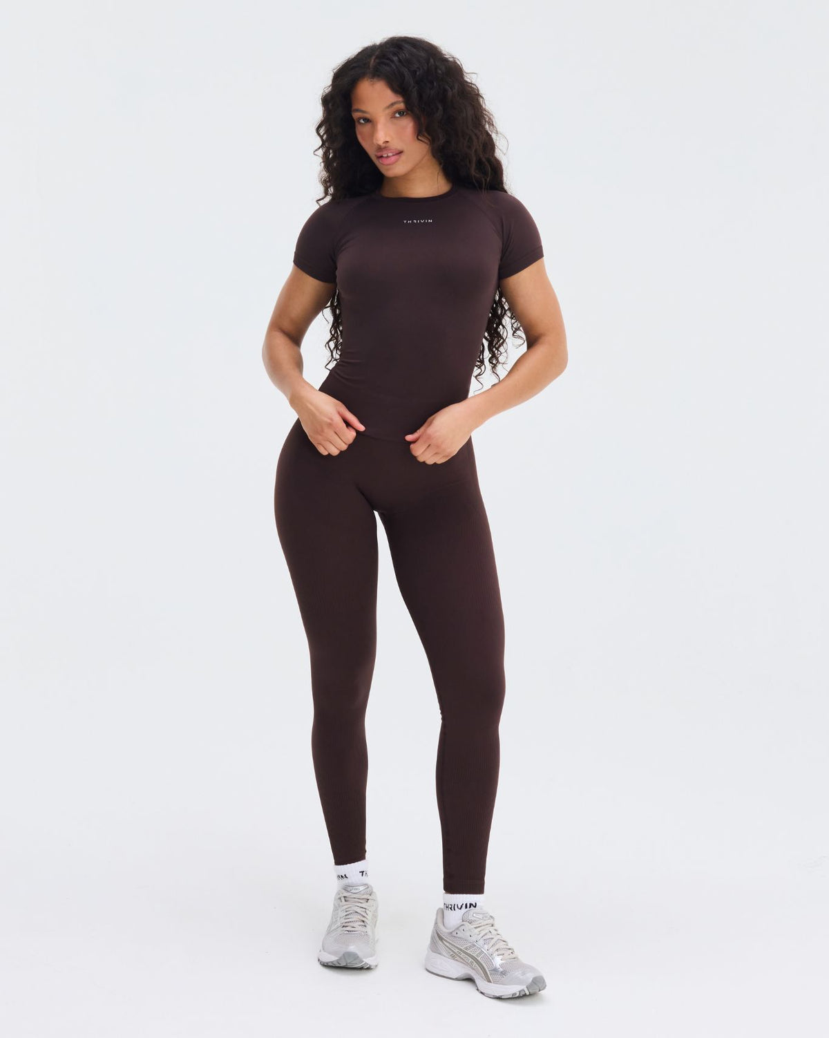 Elevate™ Compression T-Shirt | Coffee