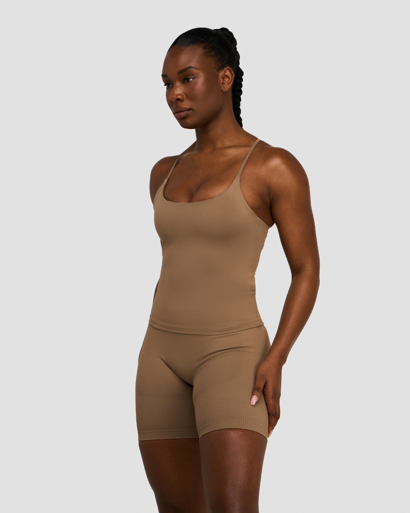 Elevate™ Sculpting Seamless Scoop Neck Cami | Toffee