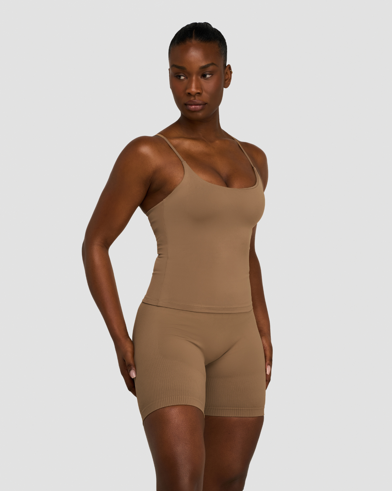 Elevate™ Sculpting Seamless Scoop Neck Cami | Toffee