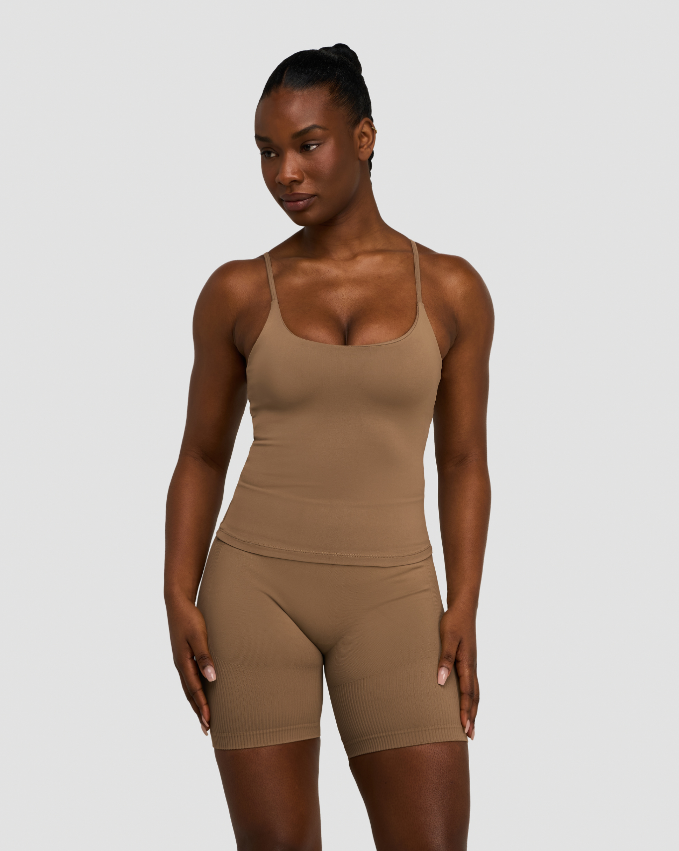 Elevate™ Sculpting Seamless Scoop Neck Cami | Toffee