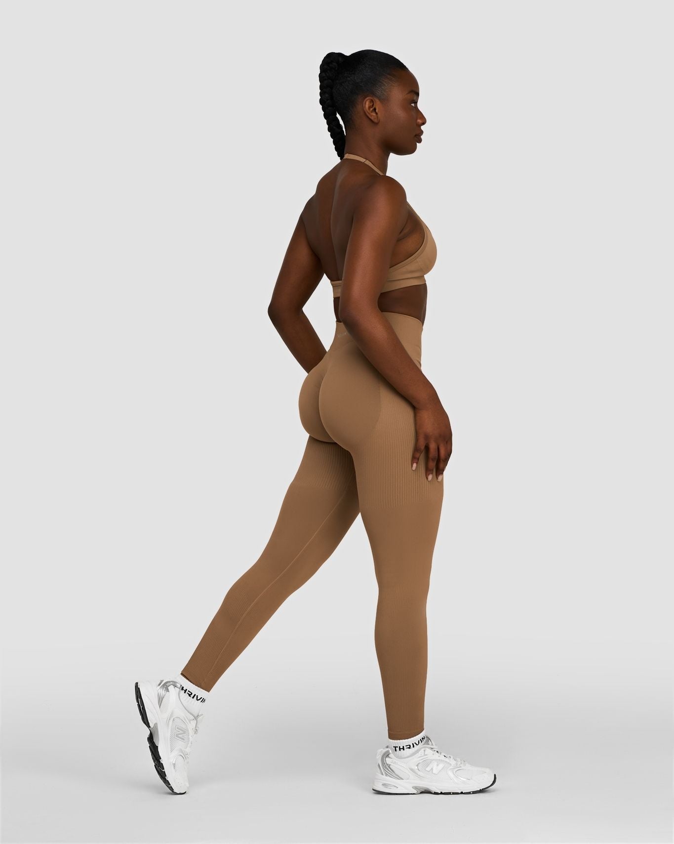 Elevate™ Sculpting Mid Waist Scrunch Leggings | Toffee