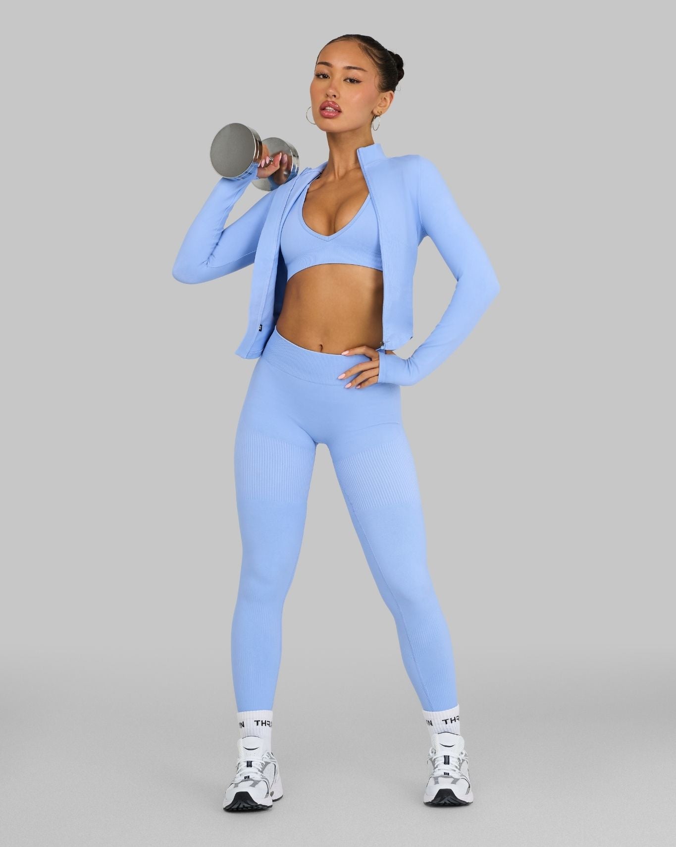 Elevate™ Chaqueta Sin Costuras de Modelado | Glaciar