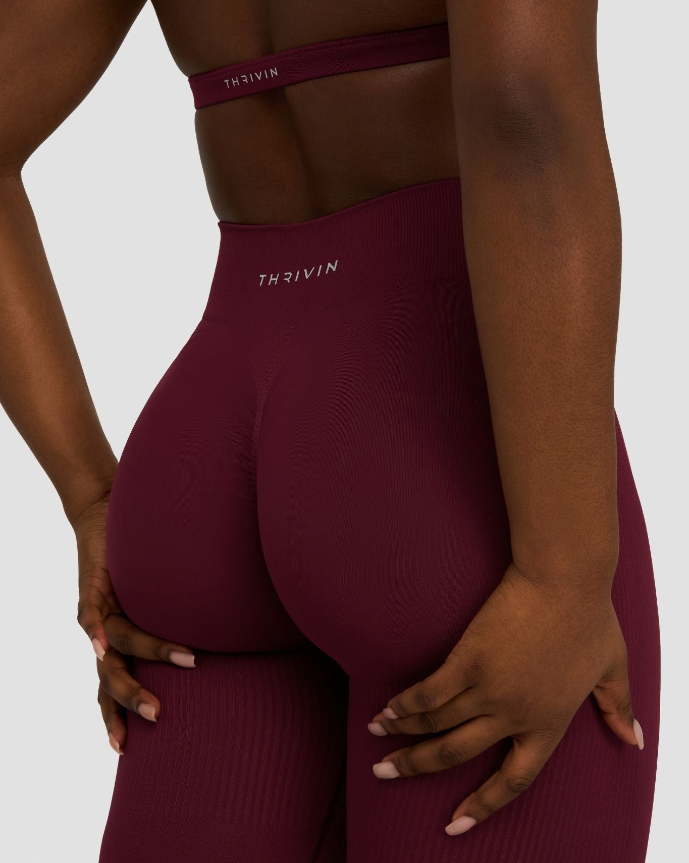 Elevate™ Sculpting Mid Waist Scrunch Leggings | Merlot