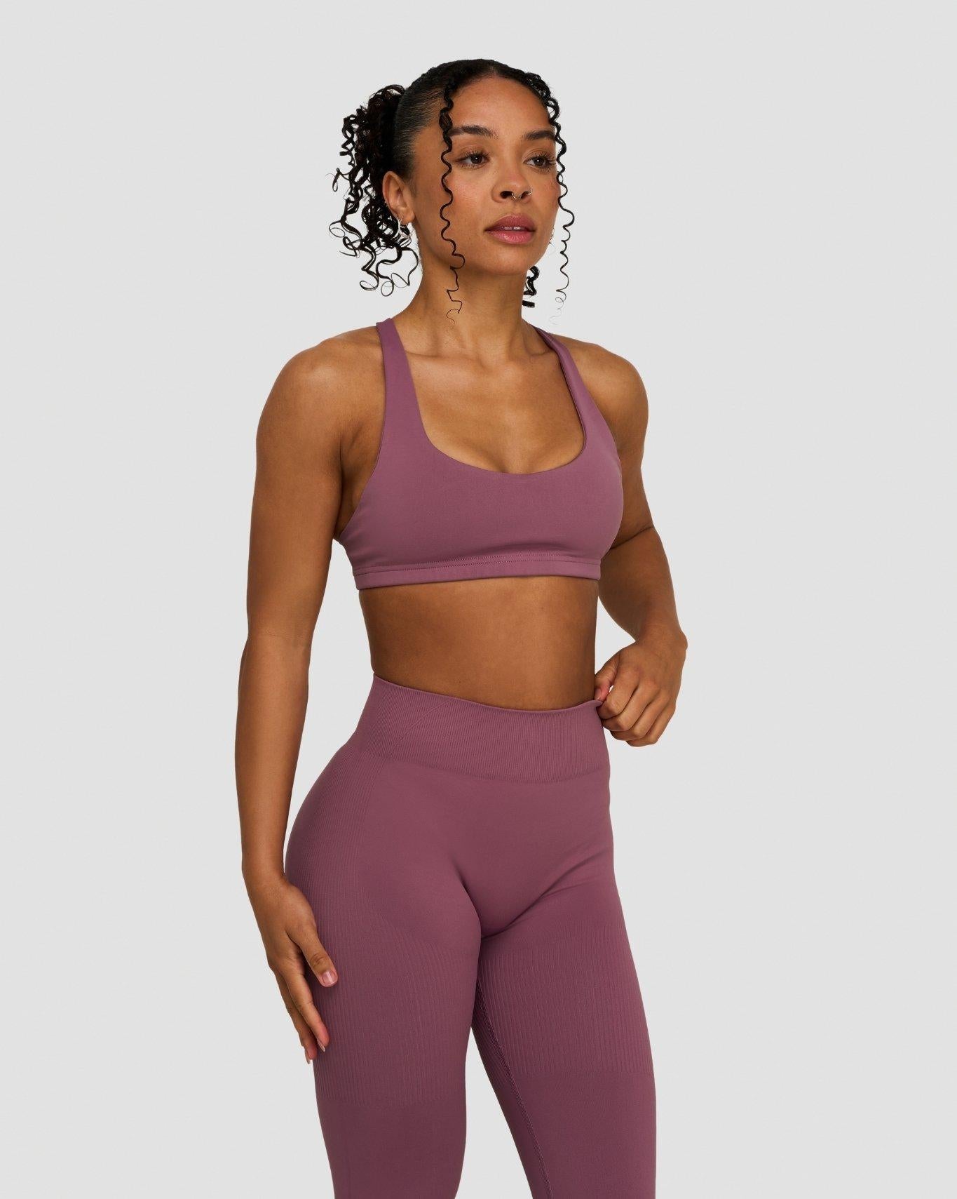 Sculpting Medium Impact Multiway Sports Bra - Orchid Mauve | Thrivin