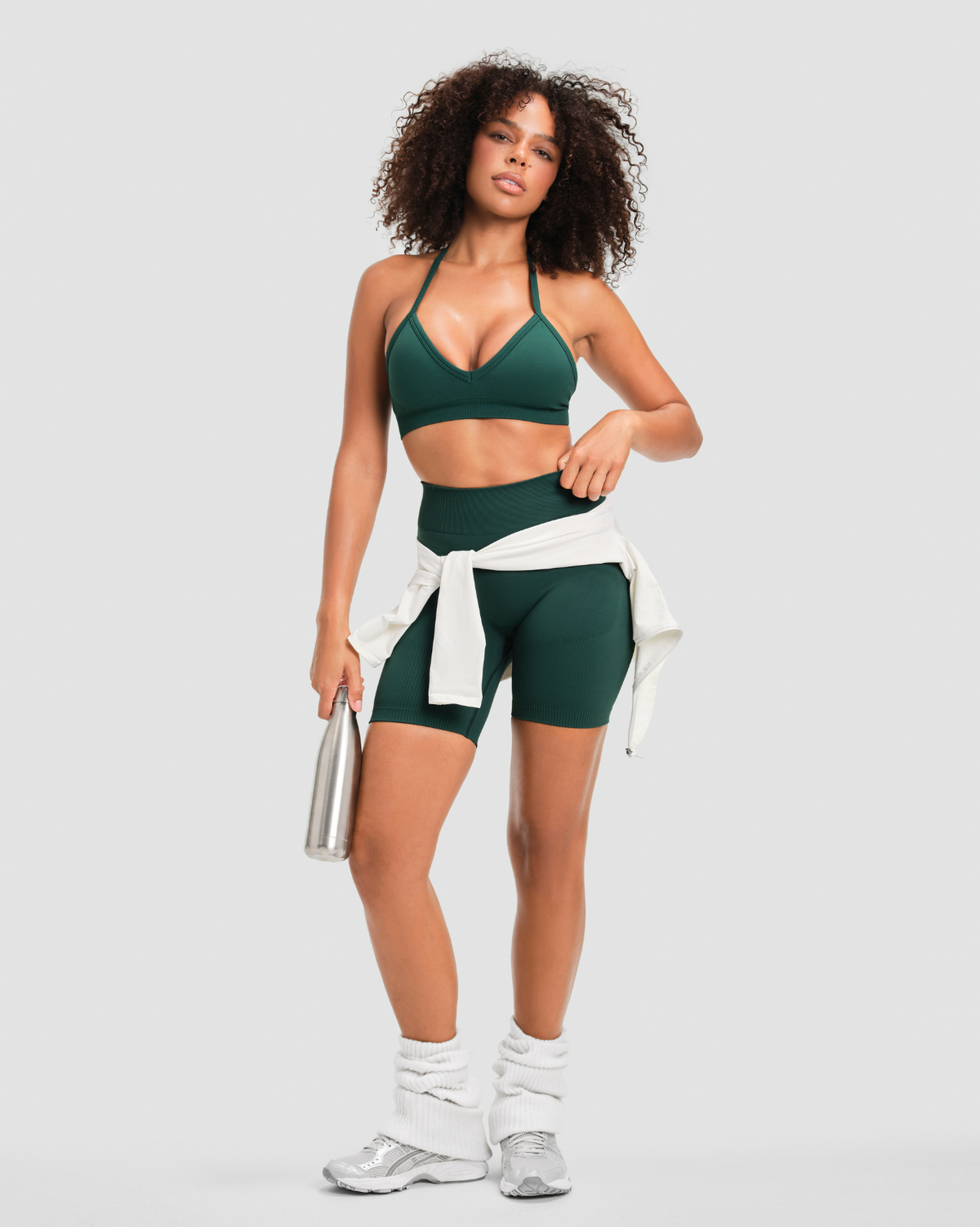 Arise - Seamless Sculpt Ribbed Contour Leggings - Zwart