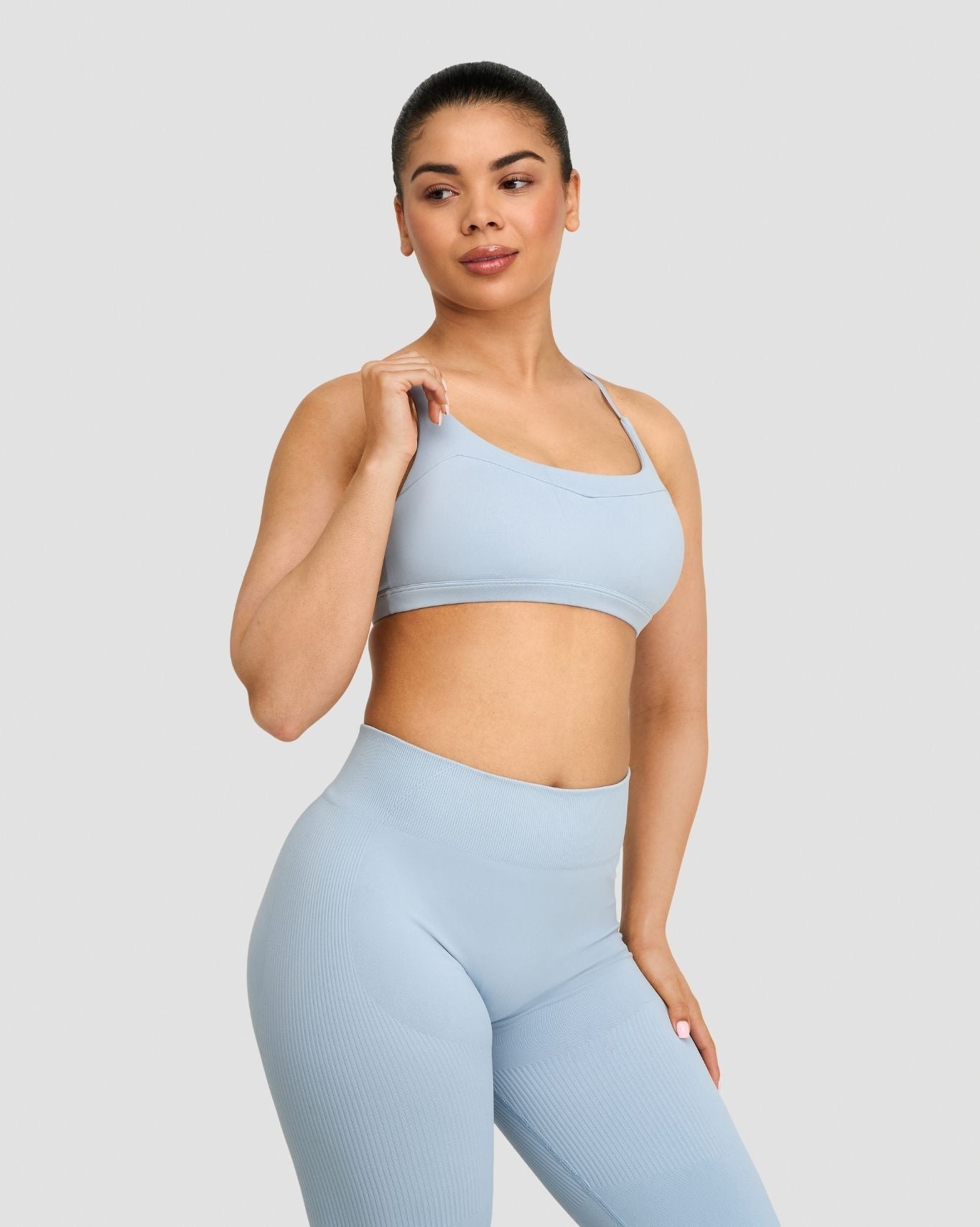 Elevate™ Sculpting Seamless Scoop Neck Bra | Blue Haze