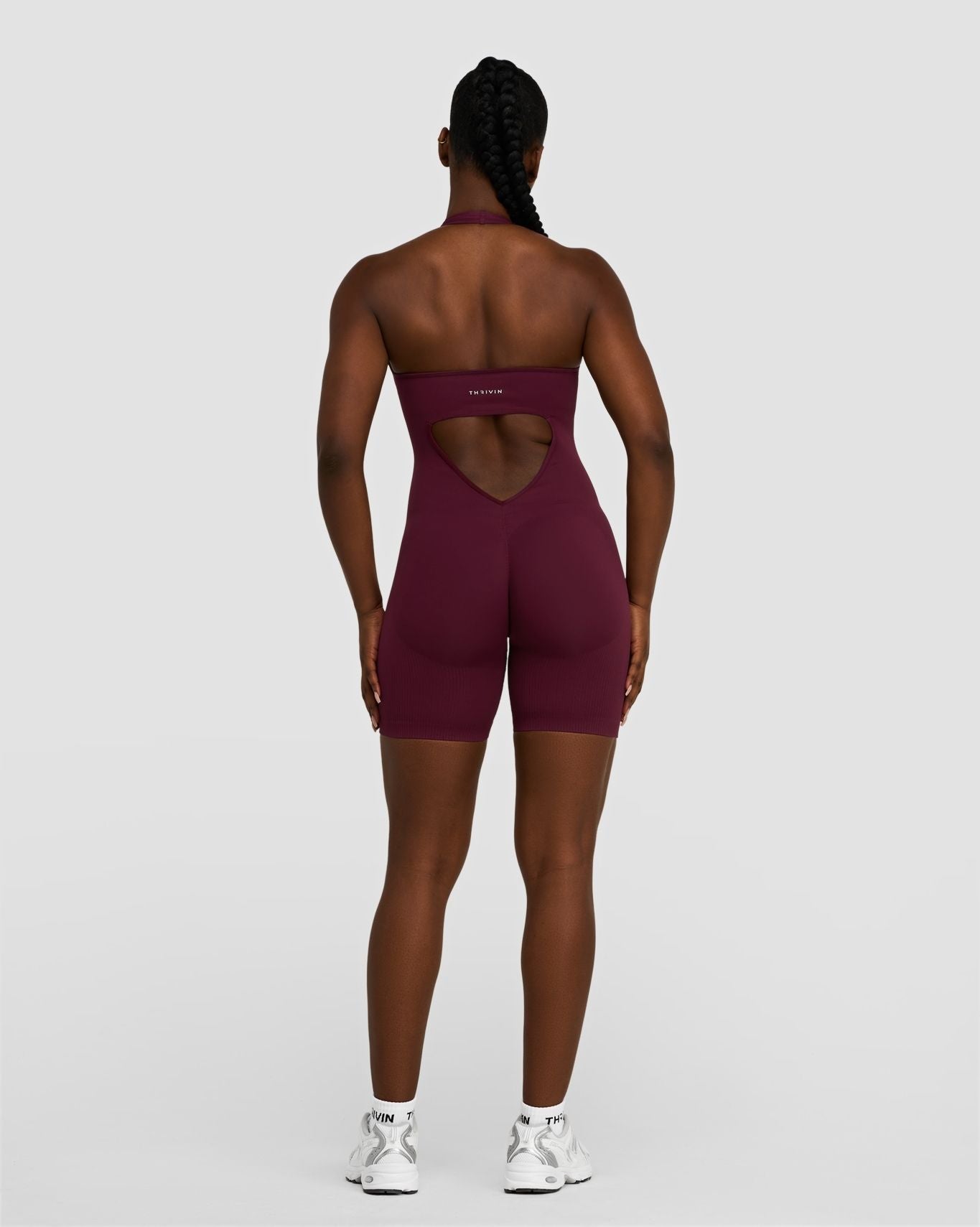 Elevate™ Sculpting Halterneck All In One | Merlot