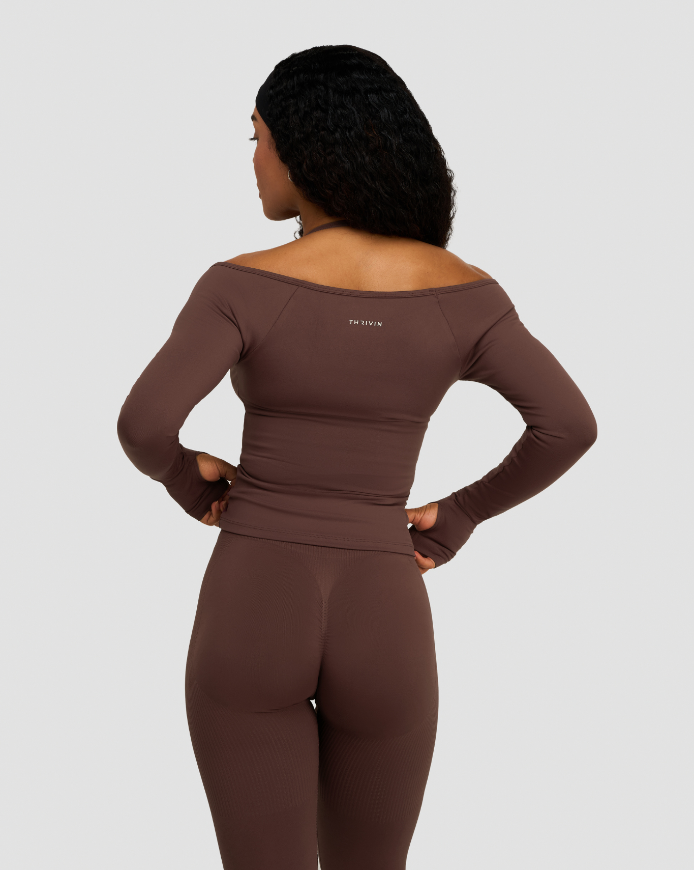 Elevate™ Sculpting Seamless V-Neck Top | Dark Mauve