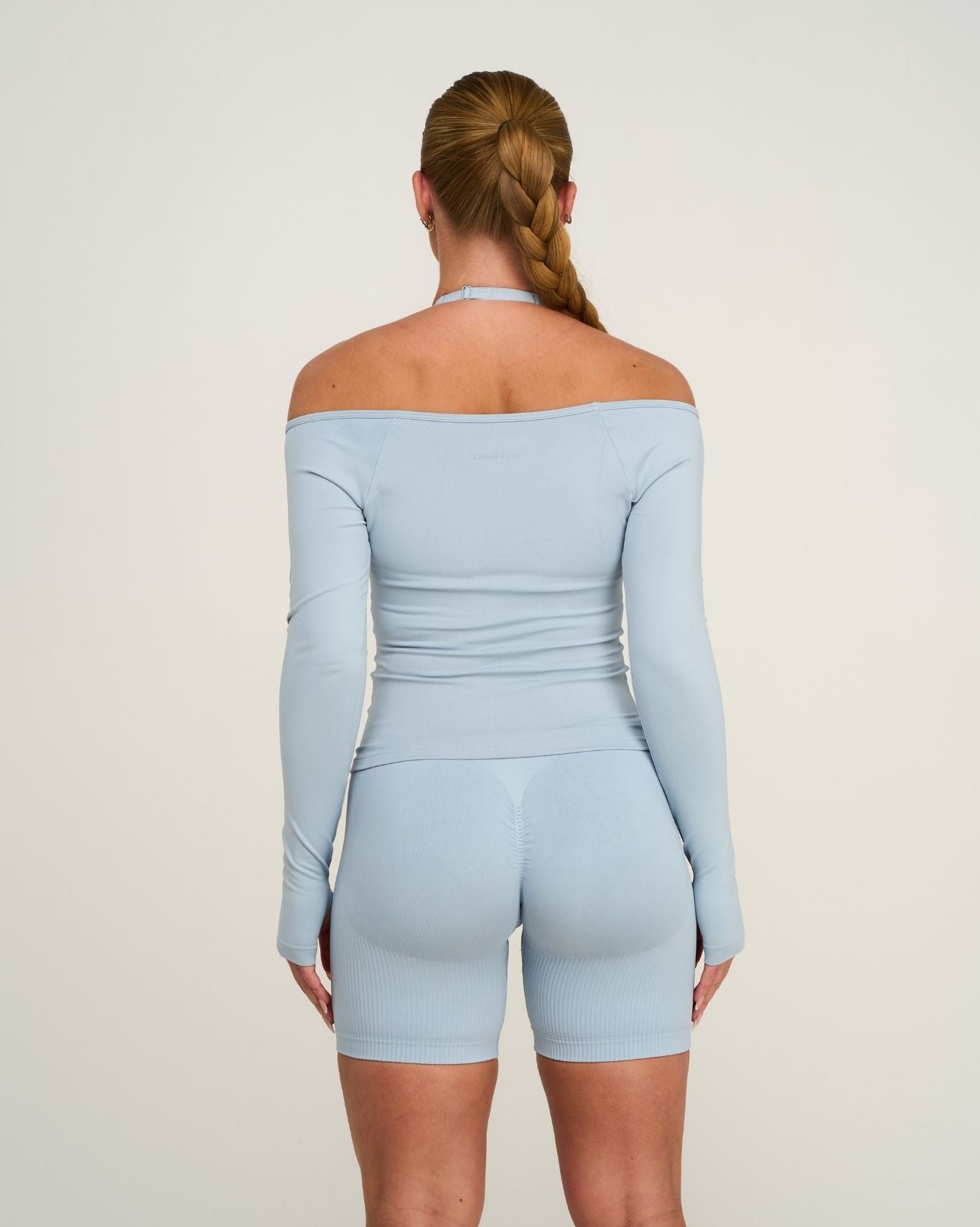 Elevate™ Sculpting Seamless V-Neck Top | Blue Haze