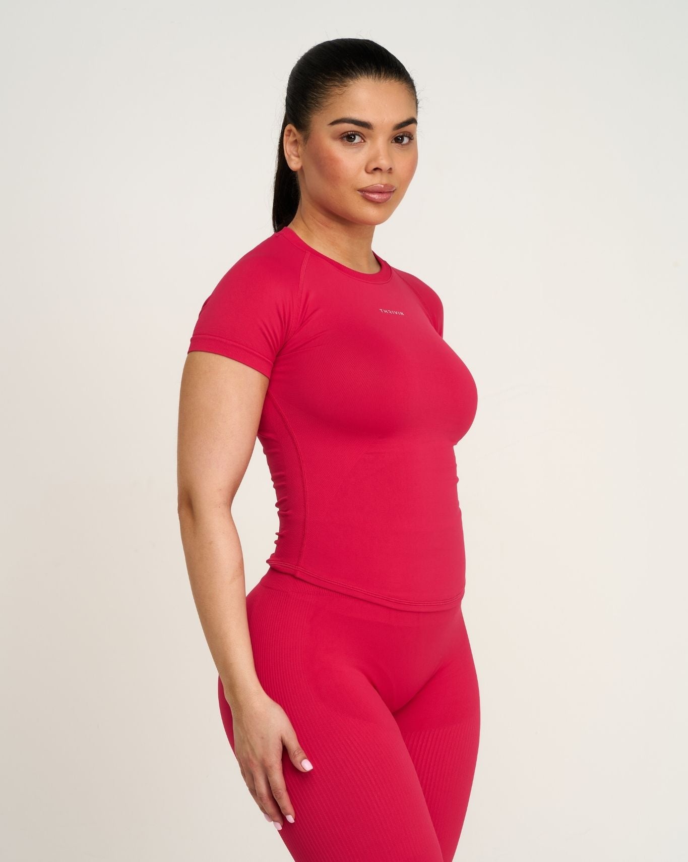 Elevate™ Compression T-shirt | Strawberry