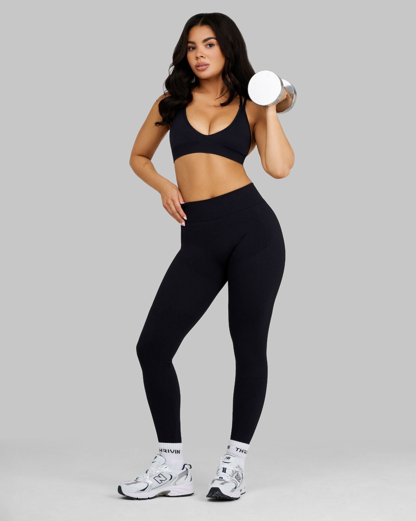 Elevate™ Sculpting Seamless High Apex Bra | Night Black