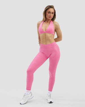 Elevate™ Sculpting Mid Waist Scrunch Leggings | Bubble Pink