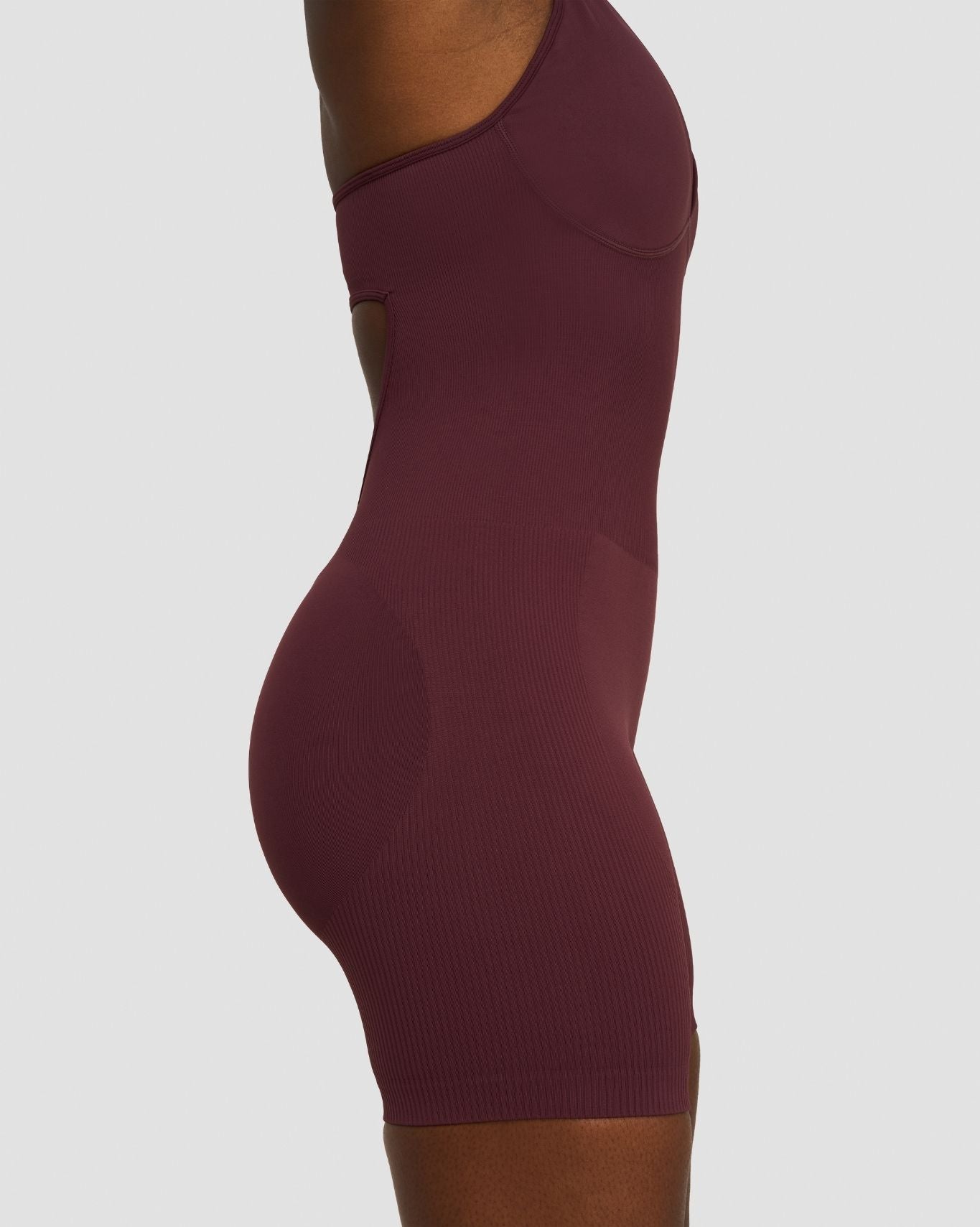 Elevate™ Sculpting Halterneck All In One | Dark Mauve