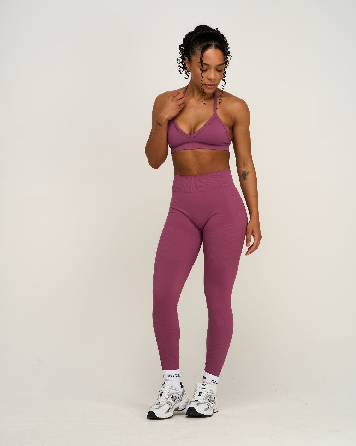 Elevate™ Sculpting Mid Waist Scrunch Leggings | Orchid Mauve
