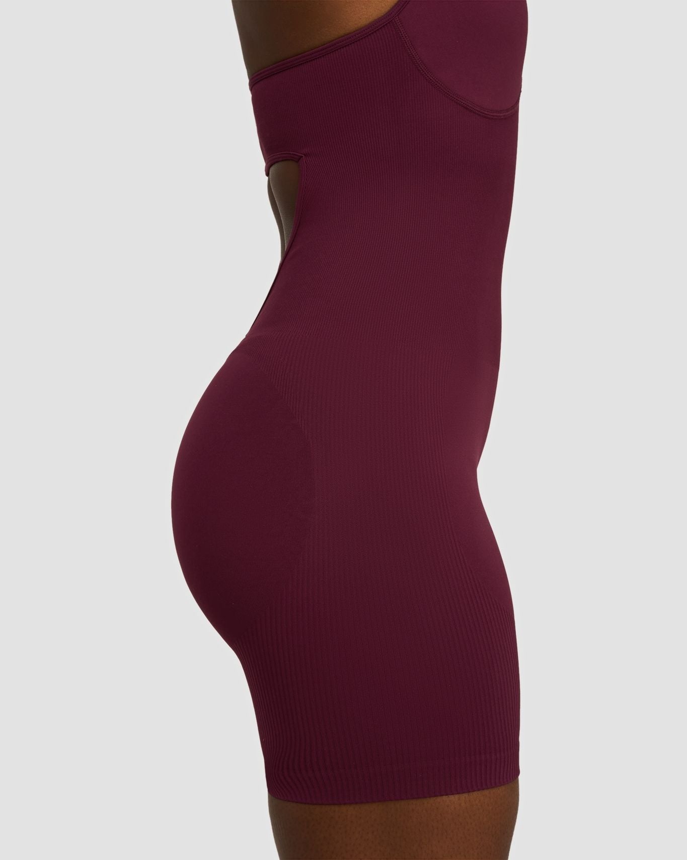 Elevate™ Sculpting Halterneck All In One | Merlot