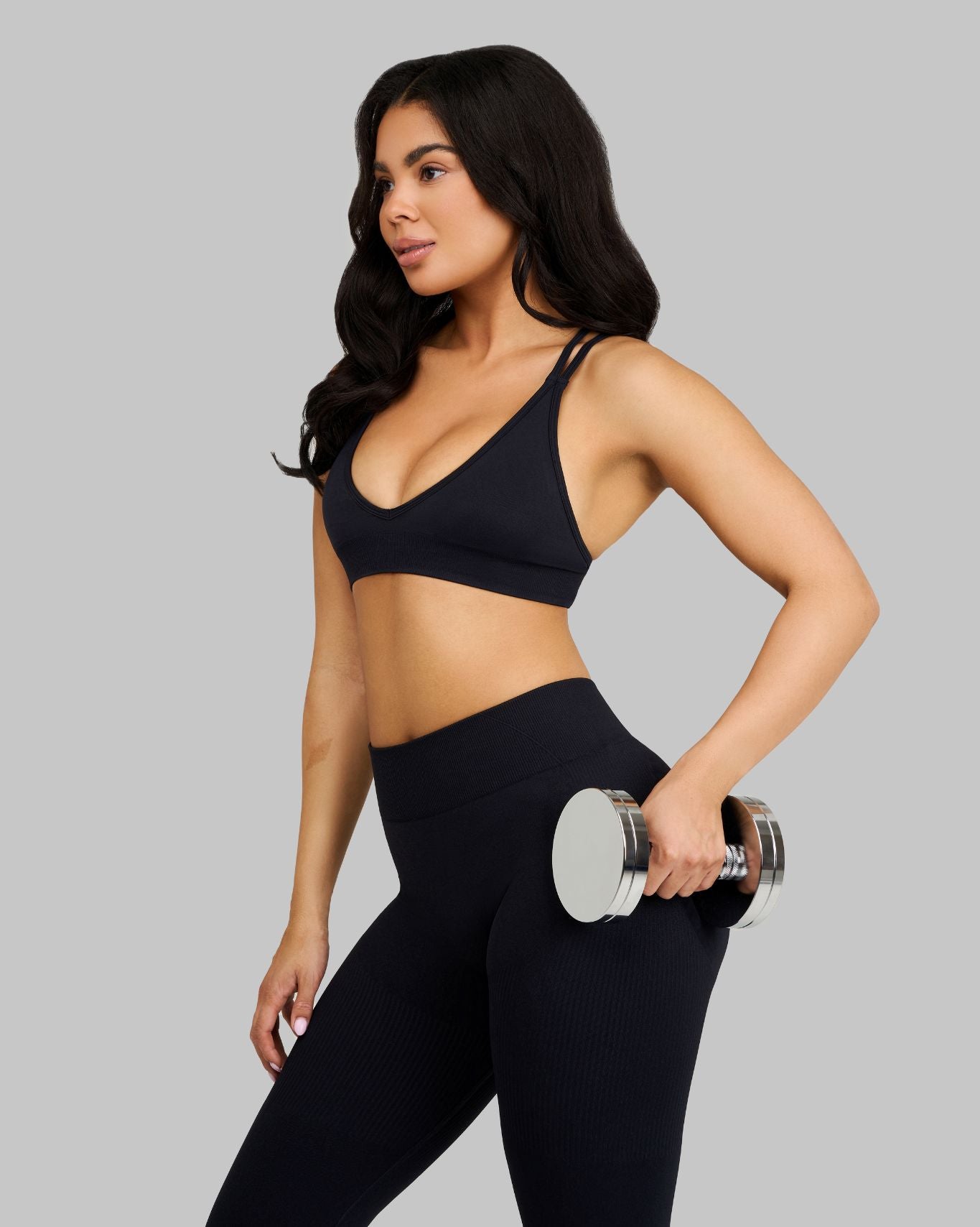 Elevate™ Sculpting Seamless High Apex Bra | Night Black