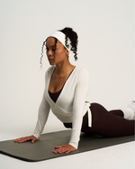 The Essential Collection Wrap Top | Cream