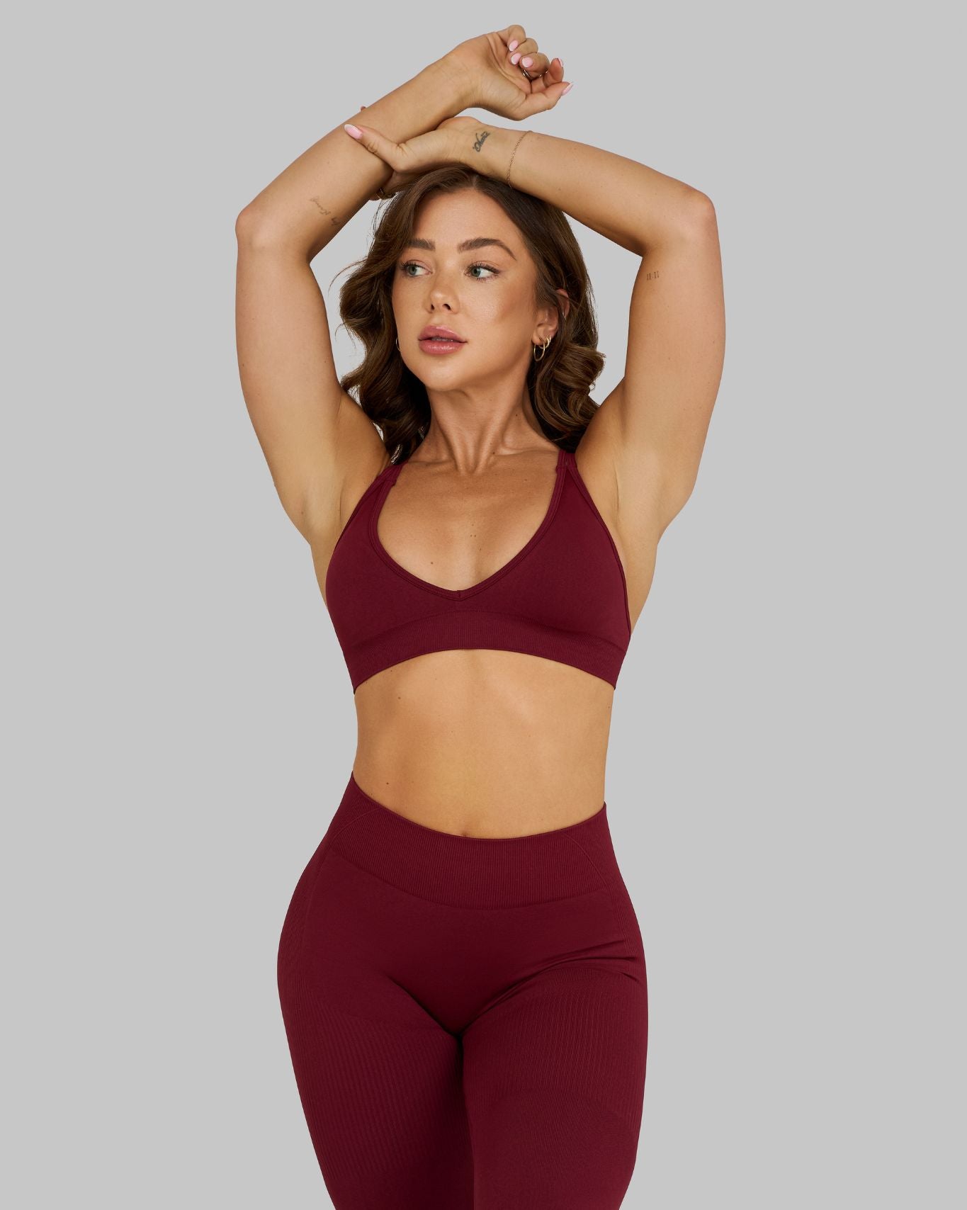 Elevate™ Sculpting Seamless High Apex Bra | Fine Wine