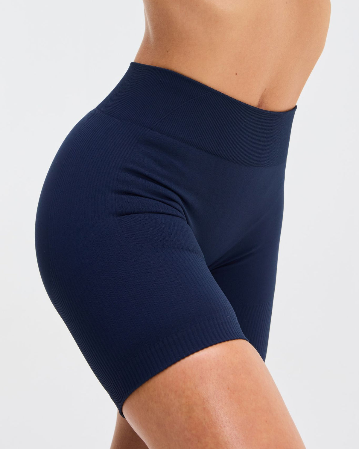 Elevate™ Sculpting Mid Waist Scrunch Shorts | Midnight Navy