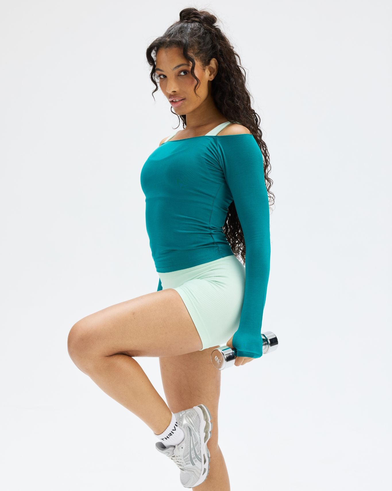 The Essential Collection Boat Neck Top | Harbor Blue
