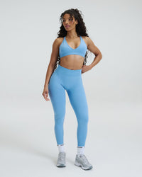 Elevate™ Leggins Moldeadoras de Cintura Media con Fruncido | Cielo Sin Fin