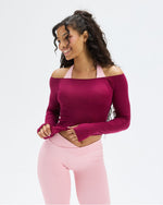 The Essential Collection Boat Neck Top | Cherry Berry