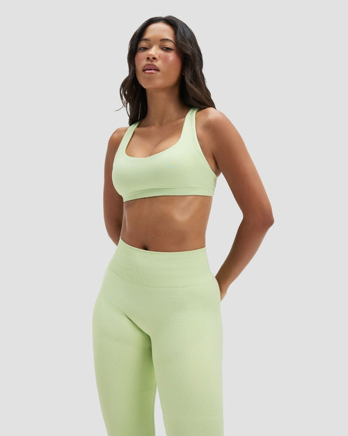 Elevate™ Sculpting Medium Impact Multiway Bra | Pistachio Green