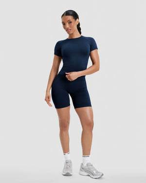 Elevate™ Compression Baby T-Shirt | Midnight Navy