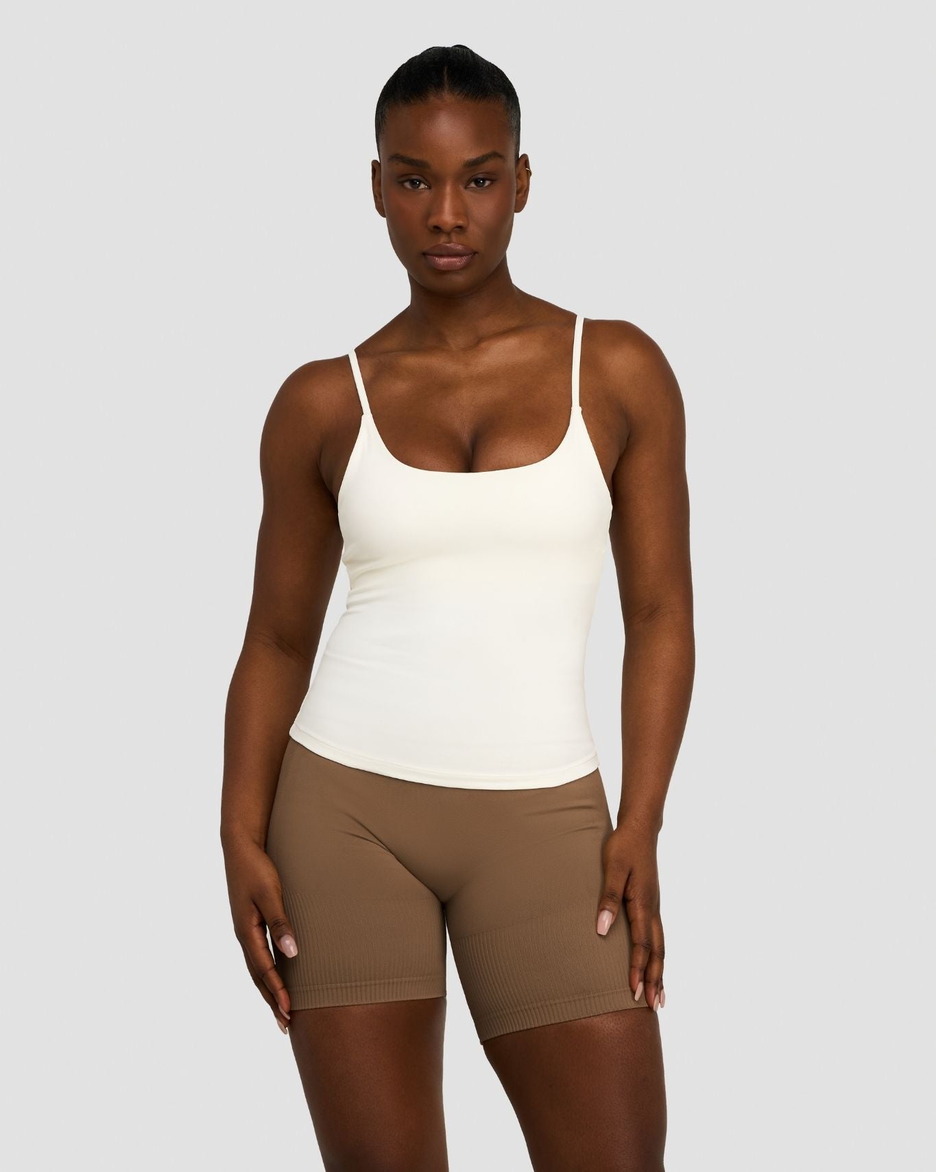 Elevate™ Sculpting Seamless Scoop Neck Cami | Cream