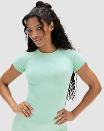 Camiseta de compresión Elevate™ | Mint Julep